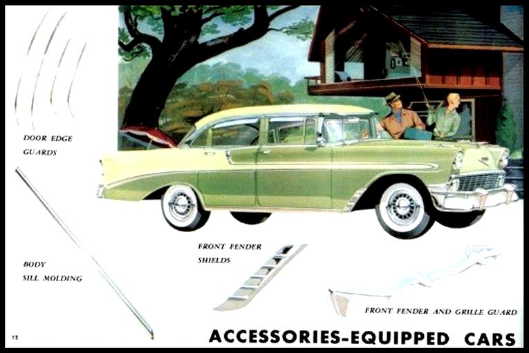 1956 Chevrolet Accessories Booklet Page 28